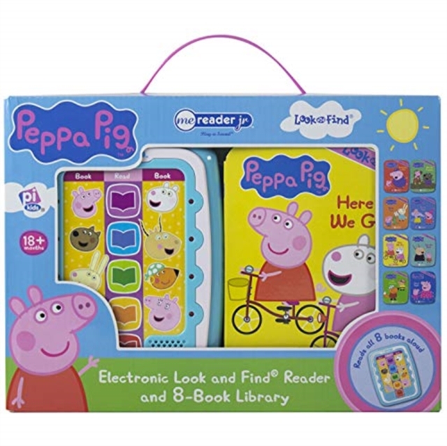 Peppa Pig: Me Reader Jr Electronic Look and Find Reader and 8-Book Library Sound Book Set, Mixed media product Book