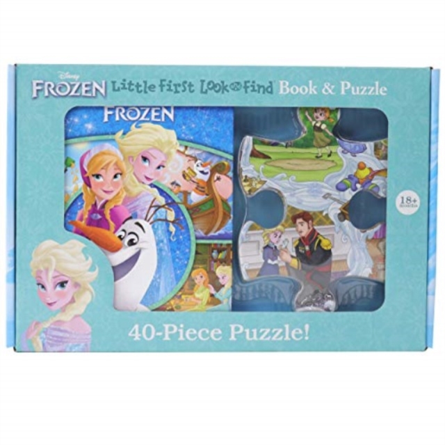 Frozen Little My First Look & Find Shaped Puzzle, Hardback Book