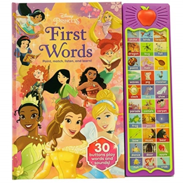 Disney Princess: First Words Sound Book, Hardback Book