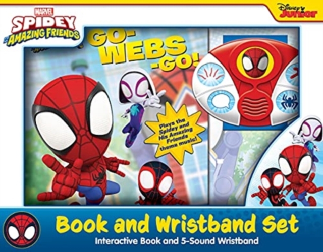 Disney Junior Marvel Spidey and His Amazing Friends: Go-Webs-Go! Book and Wristband Sound Book Set, Multiple-component retail product Book