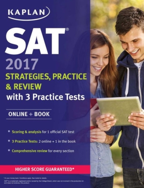 SAT 2017 Strategies, Practice & Review with 3 Practice Tests : Online + Book, Paperback Book