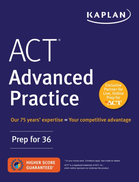 ACT Advanced Practice: Prep for 36, EPUB eBook
