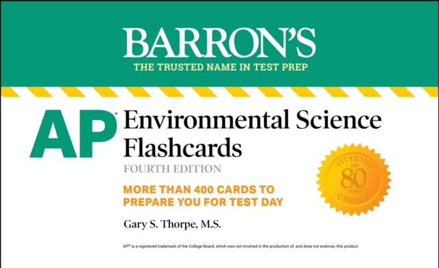 AP Environmental Science Flashcards, Fourth Edition: Up-to-Date Review, EPUB eBook