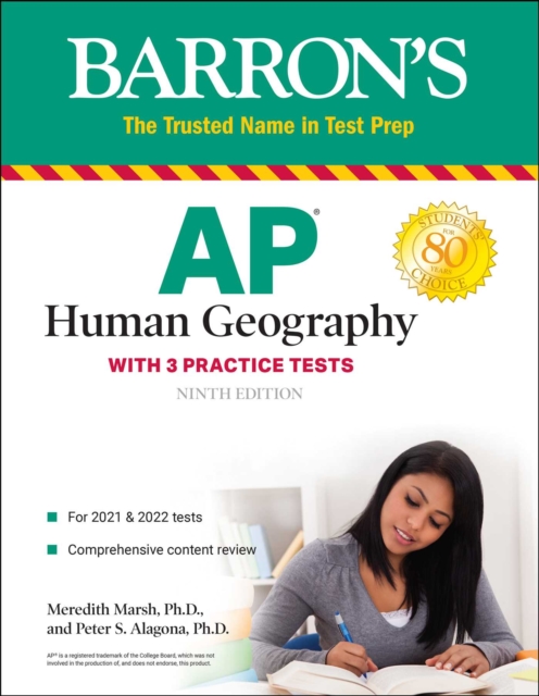 AP Human Geography : with 2 Practice Tests, Paperback / softback Book