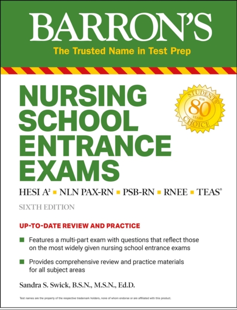 Nursing School Entrance Exams : HESI A2 / NLN PAX-RN / PSB-RN / RNEE / TEAS, EPUB eBook