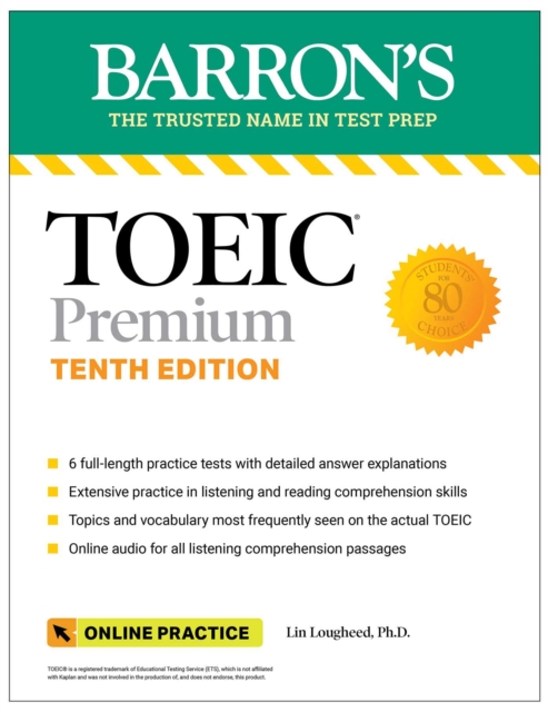 TOEIC Premium: 6 Practice Tests + Online Audio, Tenth Edition, EPUB eBook