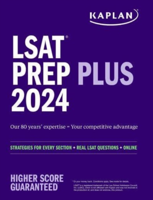LSAT Prep Plus 2024:  Strategies for Every Section + Real LSAT Questions + Online, Paperback / softback Book