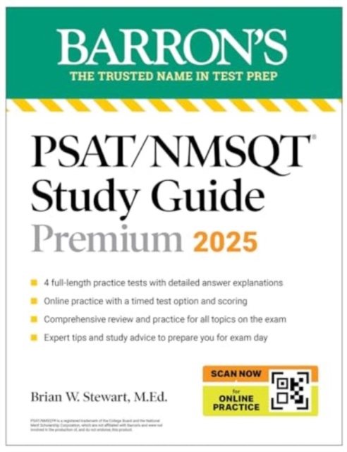 PSAT/NMSQT Premium Study Guide: 2025: 2 Practice Tests + Comprehensive Review + 200 Online Drills, Paperback / softback Book
