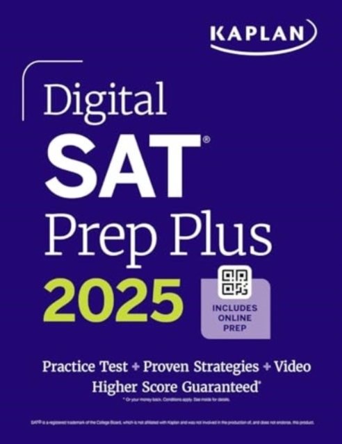 Digital SAT Prep Plus 2025: Includes 1 Full Length Practice Test, 700+ Practice Questions, Paperback / softback Book