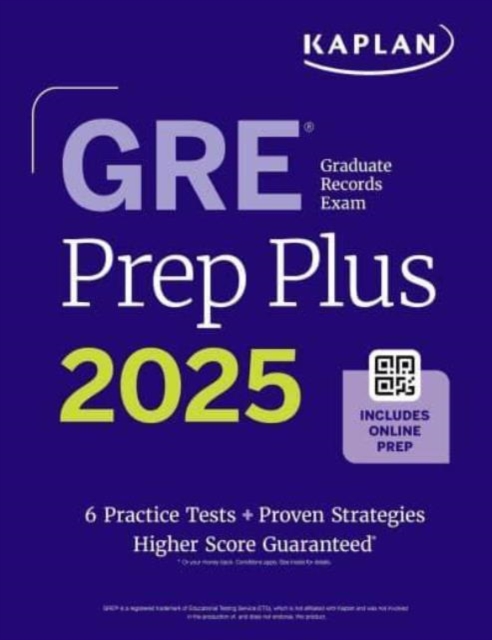 GRE Prep Plus 2025, Paperback / softback Book