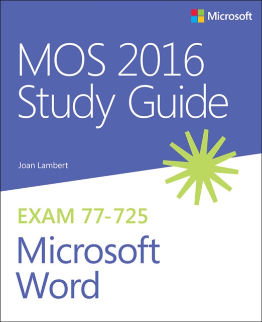 MOS 2016 Study Guide for Microsoft Word, EPUB eBook
