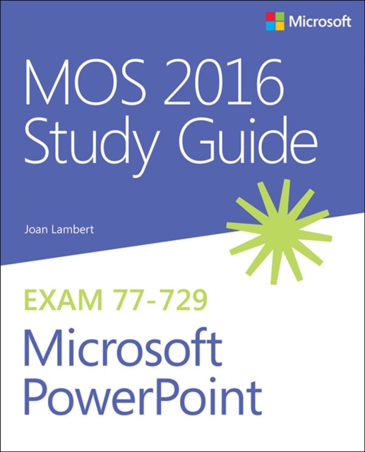 MOS 2016 Study Guide for Microsoft PowerPoint, EPUB eBook