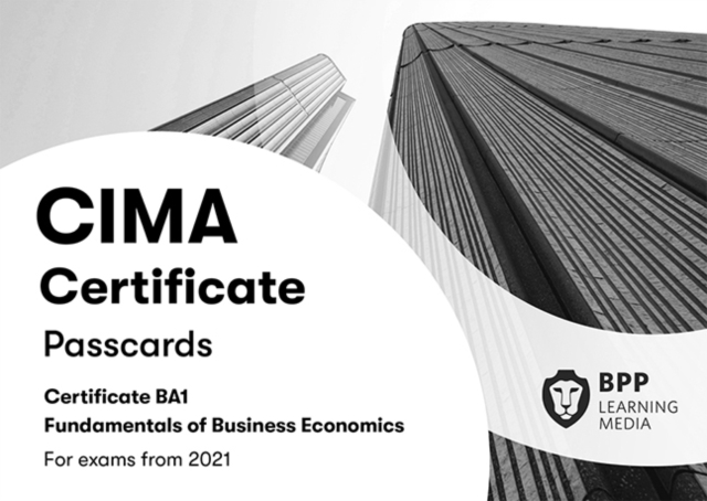 CIMA BA1 Fundamentals of Business Economics : Passcards, Spiral bound Book