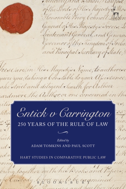 Entick v Carrington : 250 Years of the Rule of Law, EPUB eBook