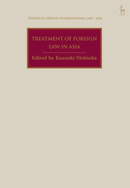 Treatment of Foreign Law in Asia, EPUB eBook