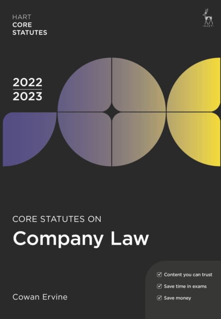 Core Statutes on Company Law 2022-23, Paperback / softback Book