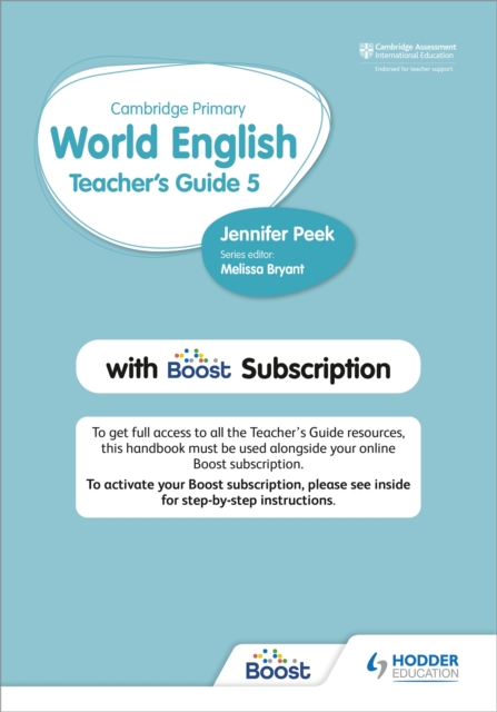 Cambridge Primary World English Teacher's Guide Stage 5 with Boost Subscription, Multiple-component retail product Book