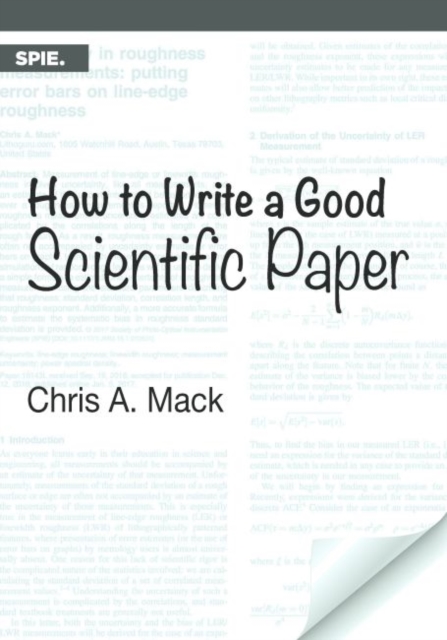 How to Write a Good Scientific Paper, Paperback / softback Book