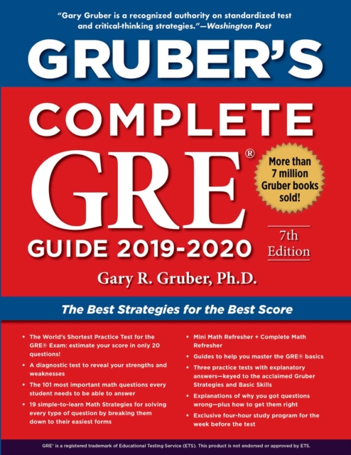 Gruber's Complete GRE Guide 2019-2020, EPUB eBook