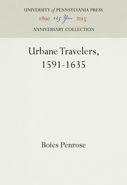 Urbane Travelers, 1591-1635, PDF eBook