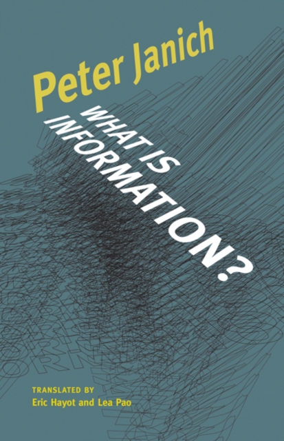What Is Information?, Paperback / softback Book