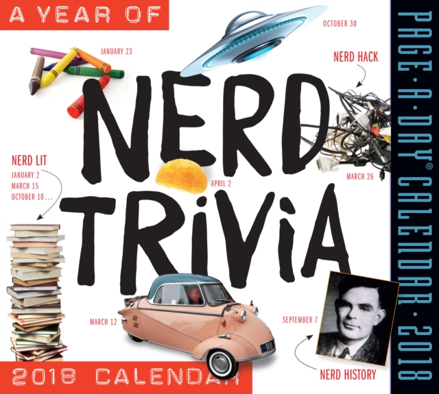 A Year of Nerd Trivia Page-A-Day Calendar 2018, Calendar Book