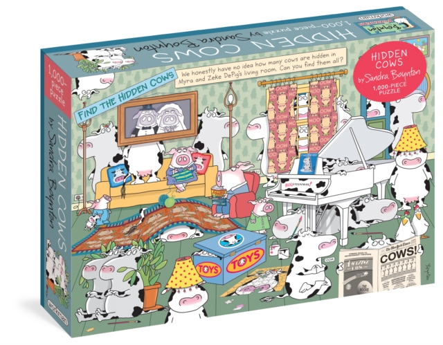 Sandra Boynton: Hidden Cows 1,000-Piece Puzzle, Jigsaw Book