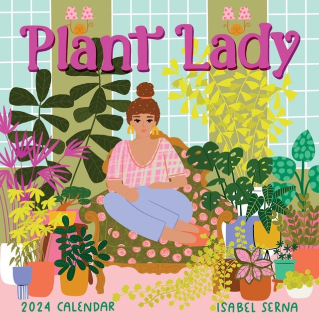 Plant Lady Wall Calendar 2024, Calendar Book