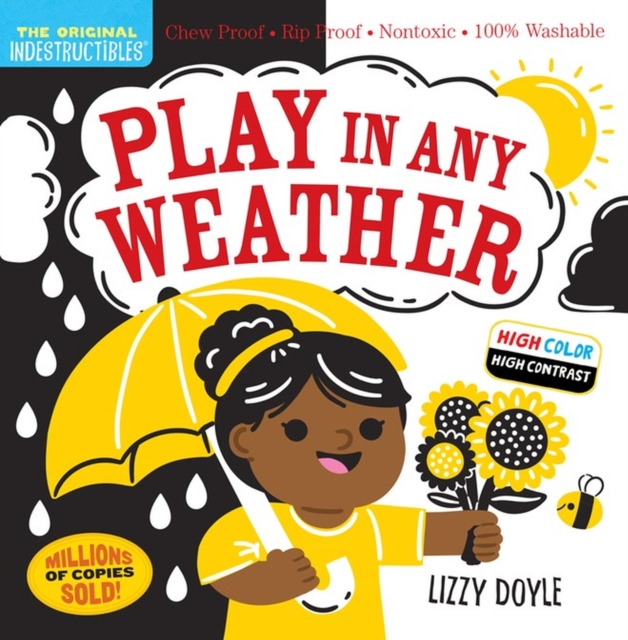 Indestructibles: Play in Any Weather (High Color High Contrast) : Chew Proof · Rip Proof · Nontoxic · 100% Washable (Book for Babies, Newborn Books, Safe to Chew), Paperback / softback Book