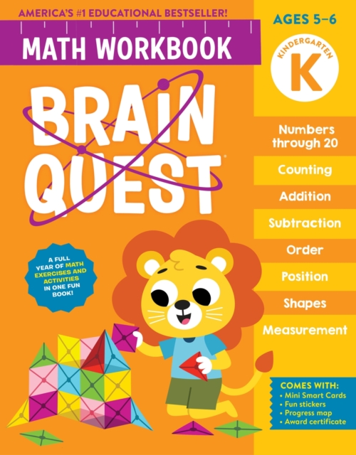 Brain Quest Math Workbook: Kindergarten, Paperback / softback Book