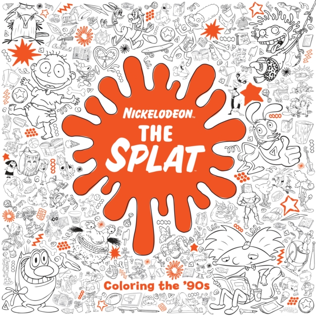 Splat: Coloring the '90s, Paperback Book
