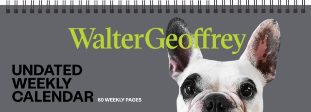 Walter Geoffrey Perpetual Undated Weekly Desk Pad Calendar, Calendar Book
