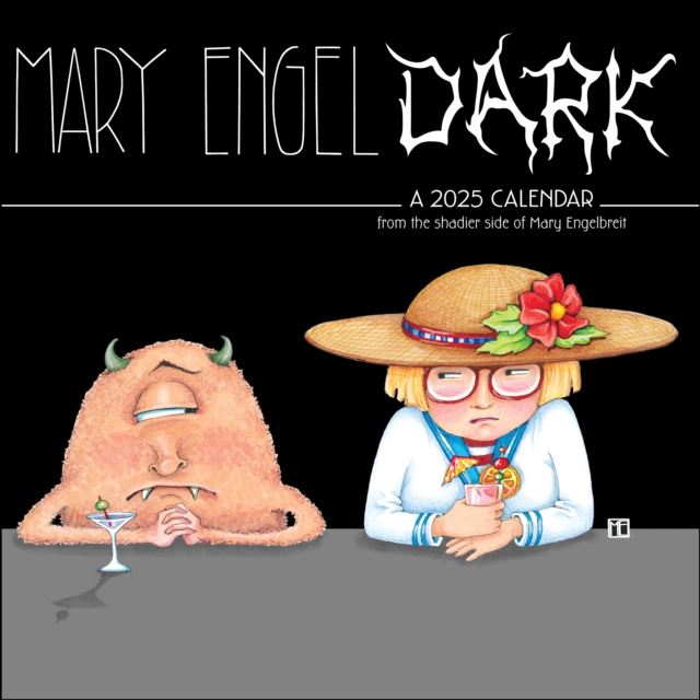 Mary EngelDark 2025 Wall Calendar, Calendar Book