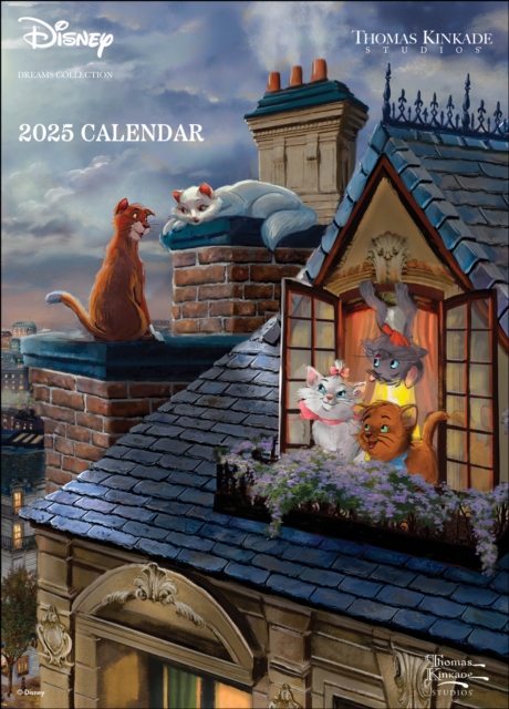 Disney Dreams Collection by Thomas Kinkade Studios: 12-Month 2025 Monthly/Weekly Engagement Calendar, Calendar Book