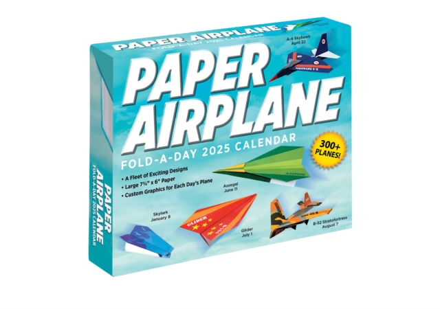Paper Airplane 2025 Fold-A-Day Calendar, Calendar Book