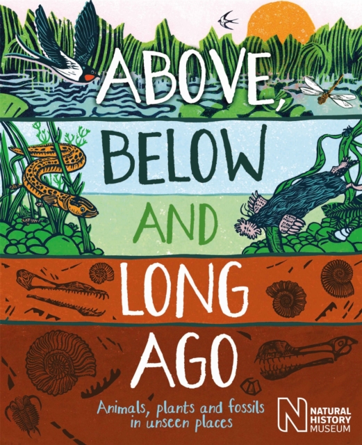 Above, Below and Long Ago : Animals, plants and fossils in unseen places, Hardback Book