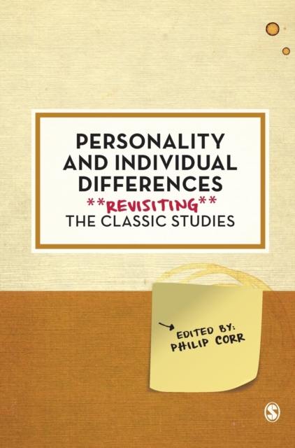 Personality and Individual Differences : Revisiting the Classic Studies, Hardback Book