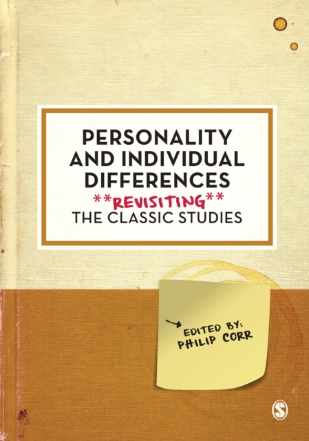 Personality and Individual Differences : Revisiting the Classic Studies, PDF eBook