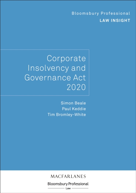 Bloomsbury Professional Law Insight - Corporate Insolvency and Governance Act 2020, PDF eBook