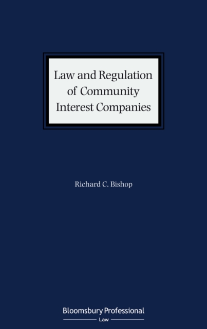 Law and Regulation of Community Interest Companies, PDF eBook