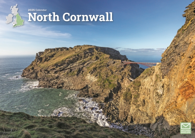 North Cornwall A4 Calendar 2025, Paperback Book