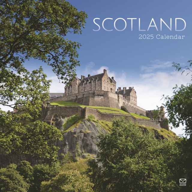 Scotland Square Wall Calendar 2025, Paperback Book