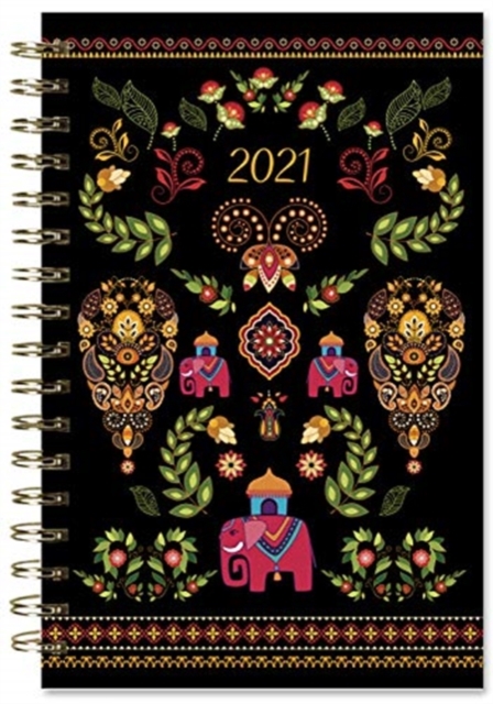 DESIGNER ELEPHANT 2021 PLANNER, Paperback Book