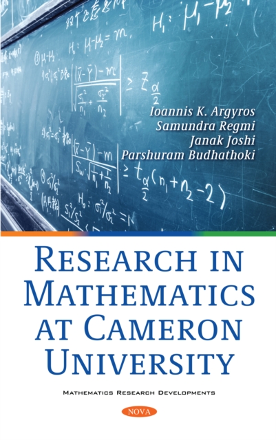 Research in Mathematics at Cameron University, PDF eBook