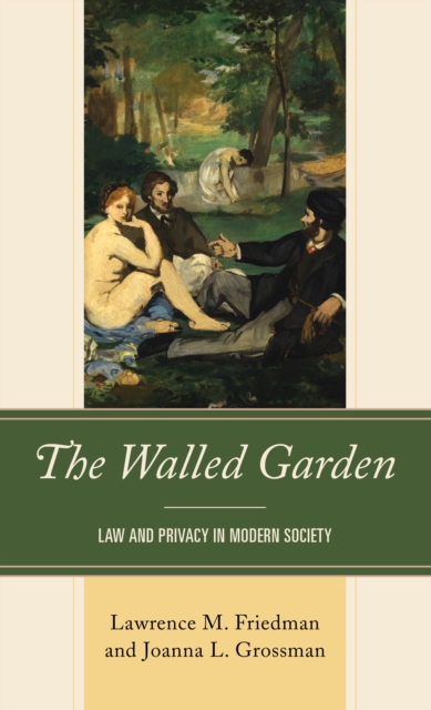 The Walled Garden : Law and Privacy in Modern Society, Hardback Book