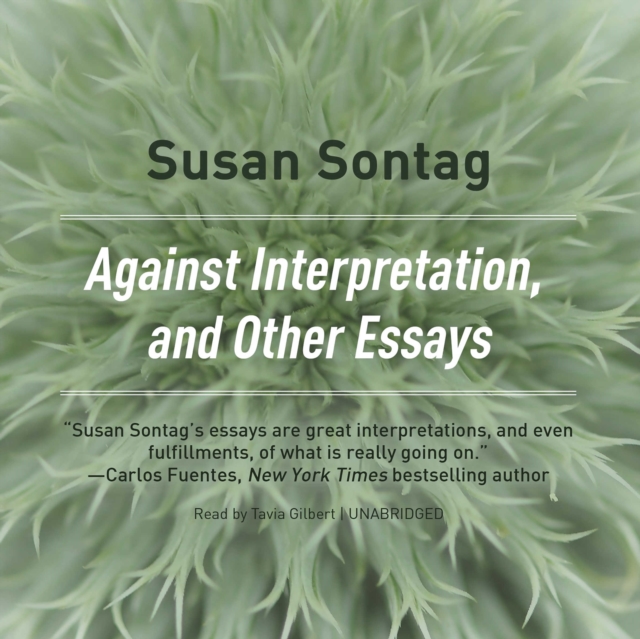 Against Interpretation, and Other Essays, eAudiobook MP3 eaudioBook