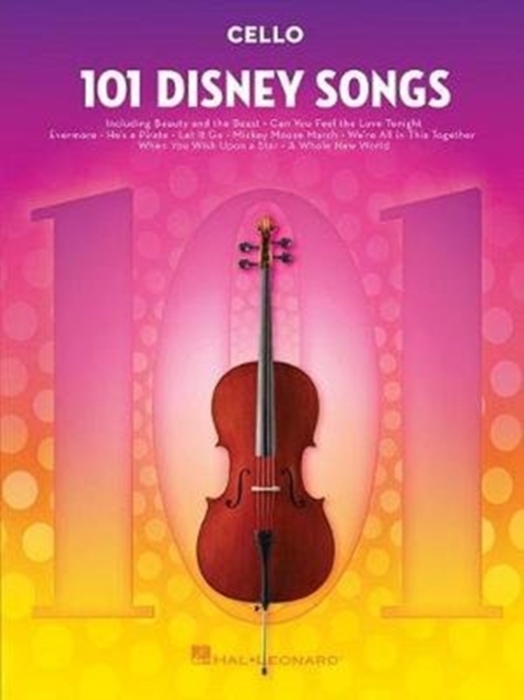 101 Disney Songs : Cello, Book Book