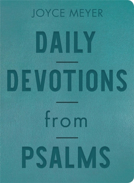 Daily Devotions from Psalms (Leather Fine Binding) : 365 Daily Inspirations, Hardback Book