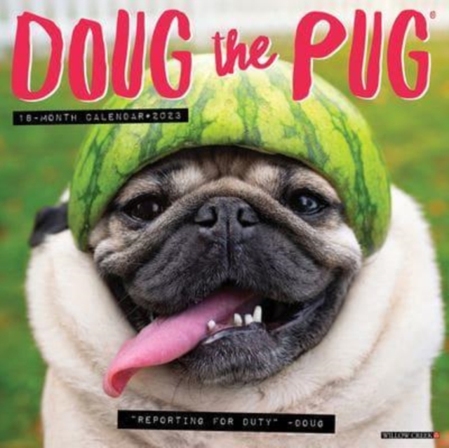 Doug the Pug 2023 Wall Calendar, Calendar Book