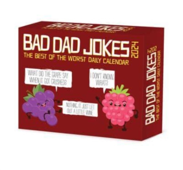 Bad Dad Jokes 2024 6.2 X 5.4 Box Calendar, Calendar Book